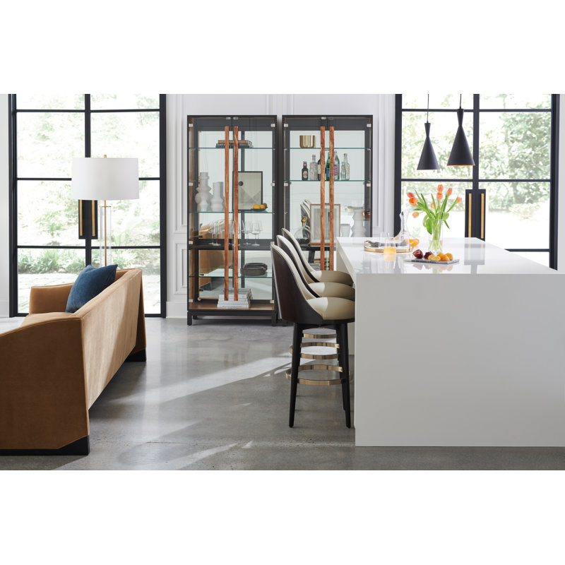 Another Round Swivel Upholstered Stool, Bar Stool (30” Seat Height)