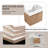 24" Wall Mounted Single Bathroom Vanity with Resin Top-493931098