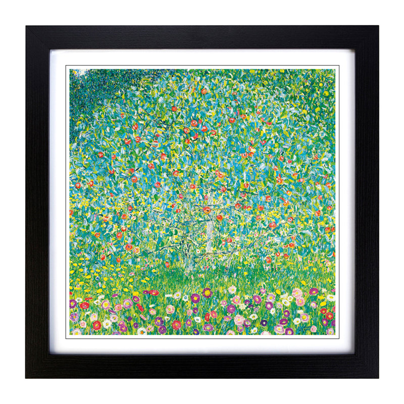 Gustav Klimt - Single Picture Frame Painting, Black