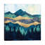 Blue Forest - Wrapped Canvas Print-444604094