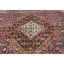 Tapis semi-antique à motif floral délavé à la main 6 pi 6 po x 9 pi 3 po