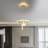 LED Ring Chandelier Lamp Ceiling Tiered Geometric Lighting With Acrylic Waterdrop Pendant-806144554-805609994