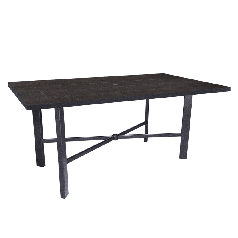 Outdoor Rectangle Dining Table, Graphite, Urban Shift