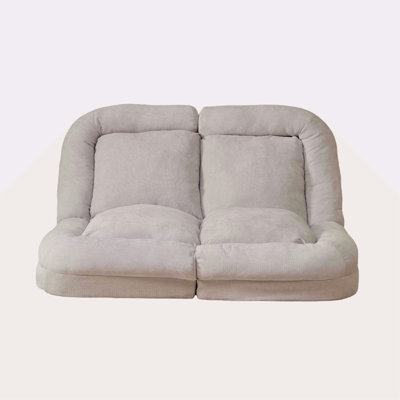Le canapé-lit double convertible pliable est la partie droite du produit complet.