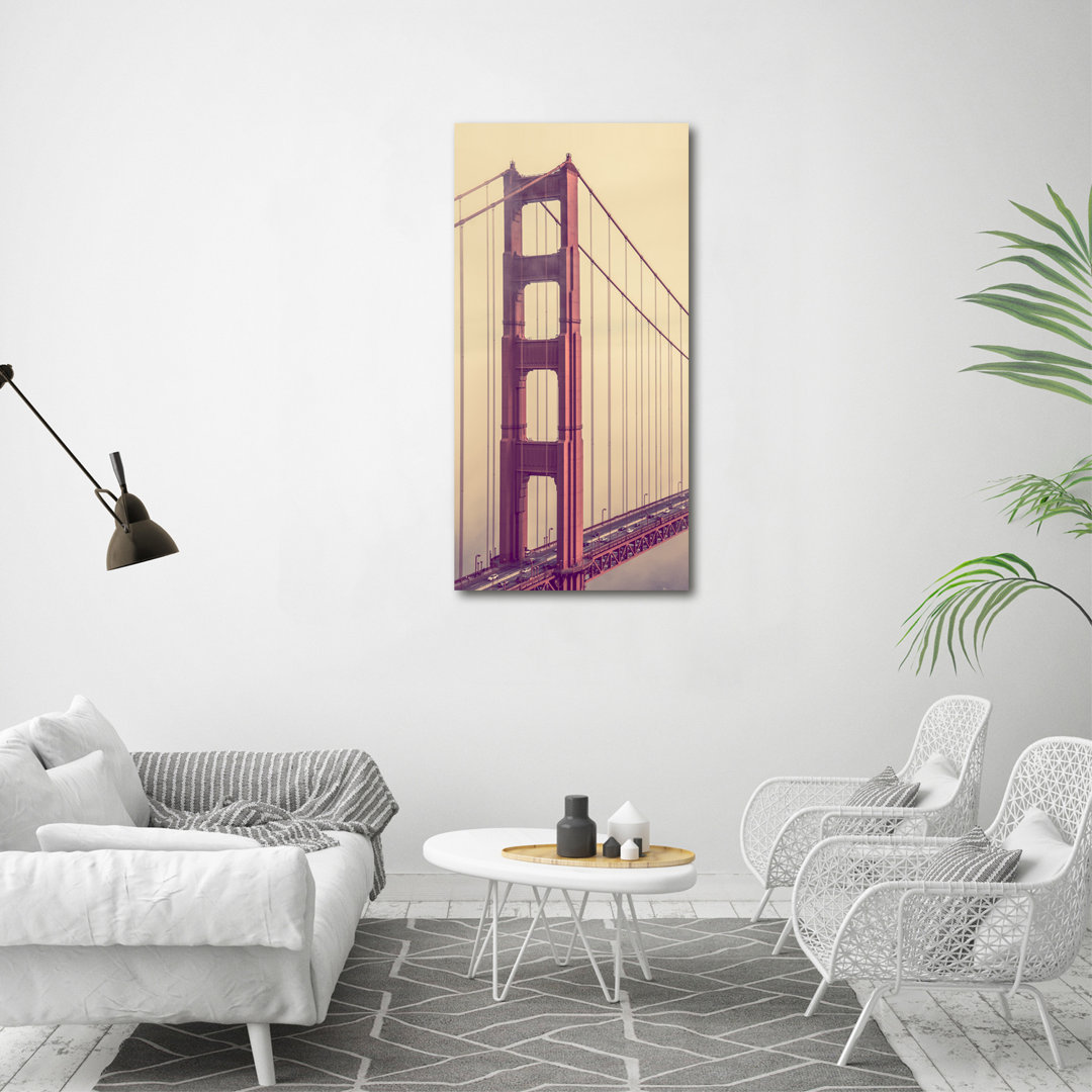 San Francisco Bridge - Wrapped Canvas Print