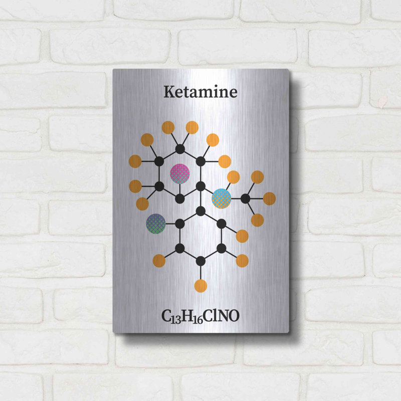 «Ketamine Molecule» par Maxim, H 16 po x l 12 po