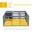 Hickey Weather Resistant Rabbit Rabbit Hutch