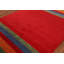 Tapis oriental rayé rouge Gabbeh 8