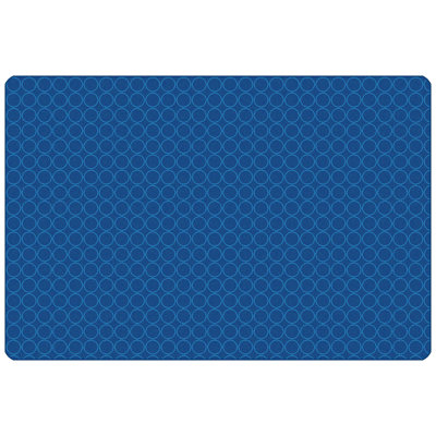 Tapis bleu à pois Kidsoft