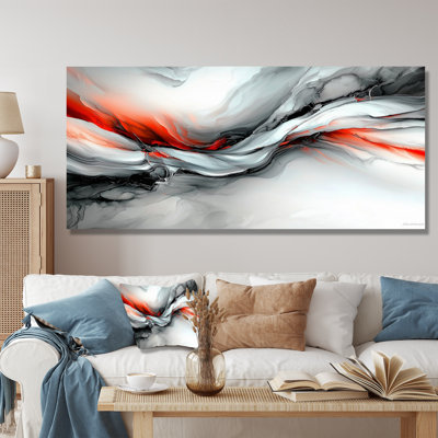 «Heavenly Skies Of Liquide Art I», art mural abstrait en métal, impression à l'encre liquide abstraite