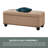 Carmya Sema 42" Wide Tufted Upholstered Bench Storage Ottoman-92499282