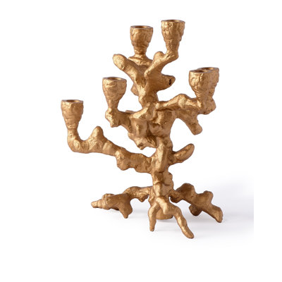 Alfrida Candle Holder Apple Tree Gold S