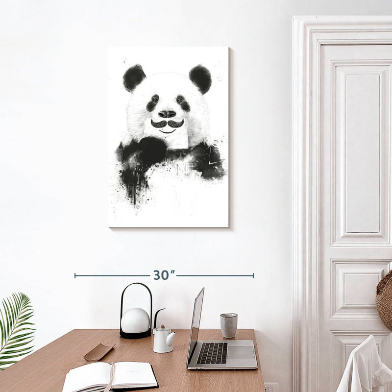 Brampt Funny Panda, 30" H x 20" W
