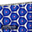 Rideau de douche transparent transparent, rideaux de douche pour la salle de bain avec 12 crochets-130005433