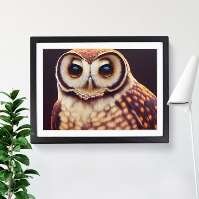 Face Of An Owl Vol.5 - Single Picture Frame Painting
