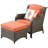 Kanijah Wicker 5 - Person Patio Conversation Set with Cushions-1871728069