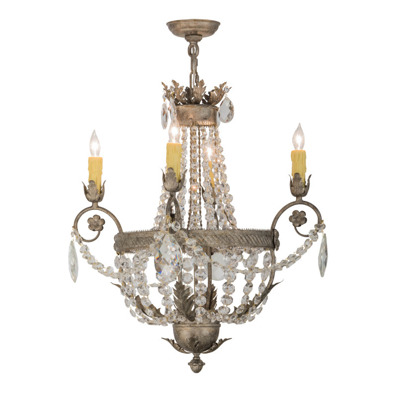 Antonia 4 - Light Glass Chandelier