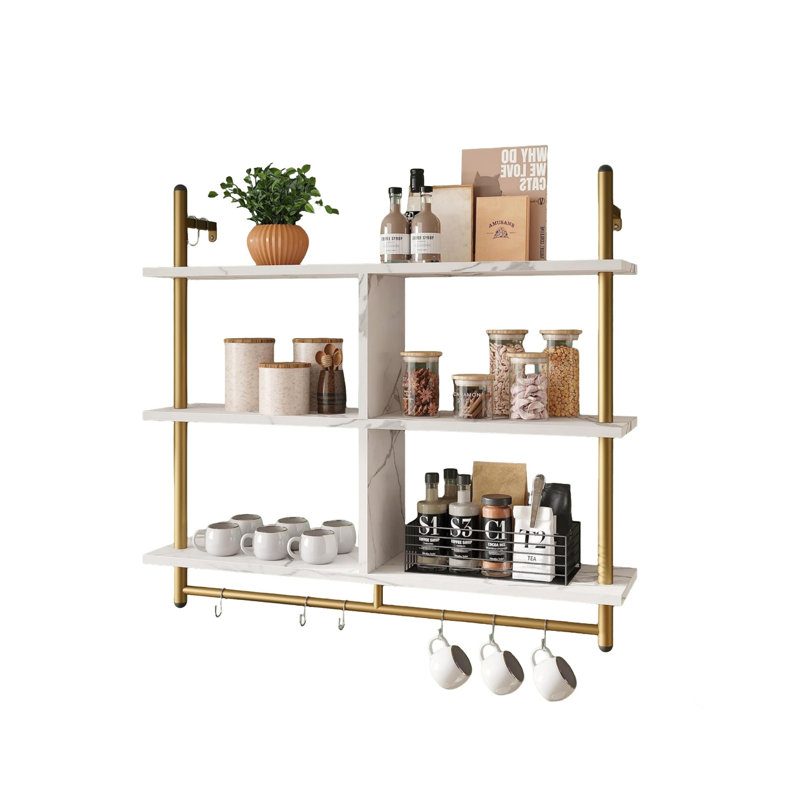 105.5 cm W Wall Mounted Shelving Unit