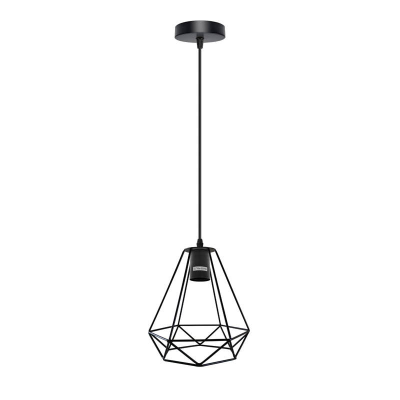 Rane 1 - Light Black Geometric Pendant