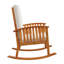 Chaise berçante d'extérieur en bois d'acacia massif-130678760