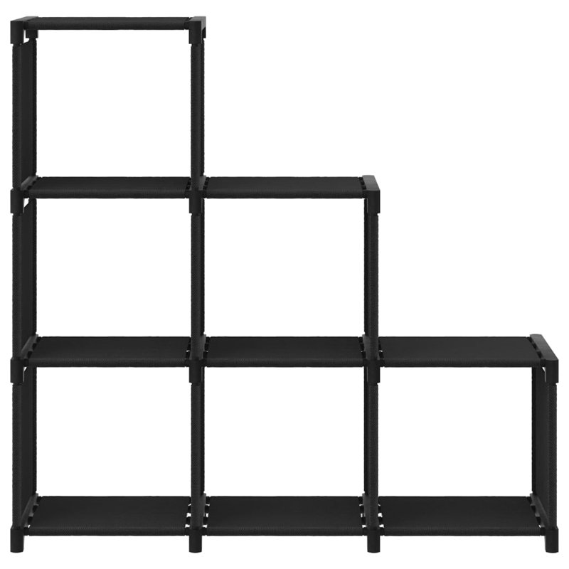 Huma 103cm W Metal Shelving Unit, Black