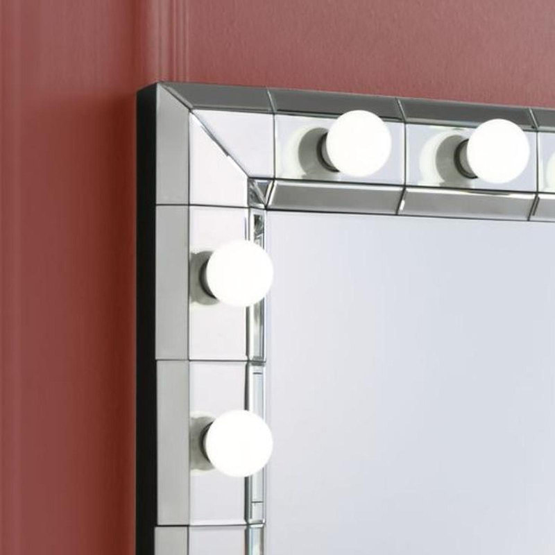 Miroir d'appoint à miroir Dominic (assemblé)