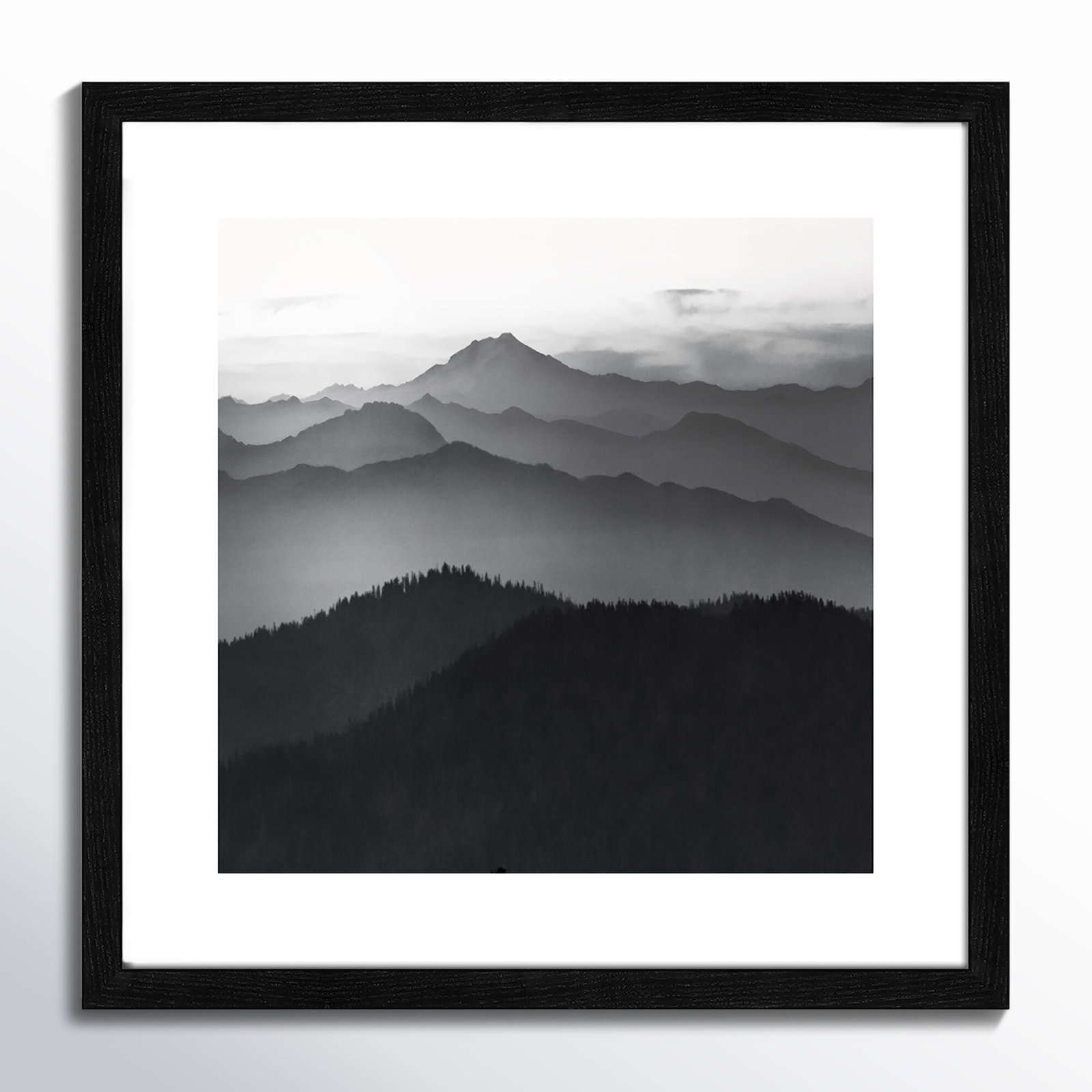 Cascades by Danita Delimont, 17" H x 17" W x 0.75" D, Black Framed