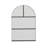 Eliase Metal Arched Accent Mirror-2086849294-2099121050