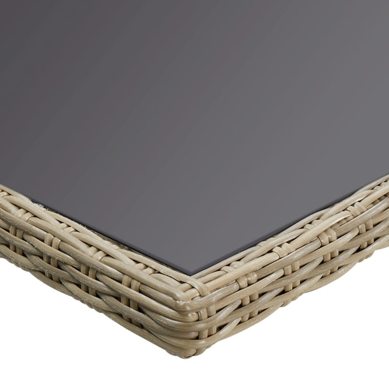 Table de salle à manger Avianca, gris, Beige