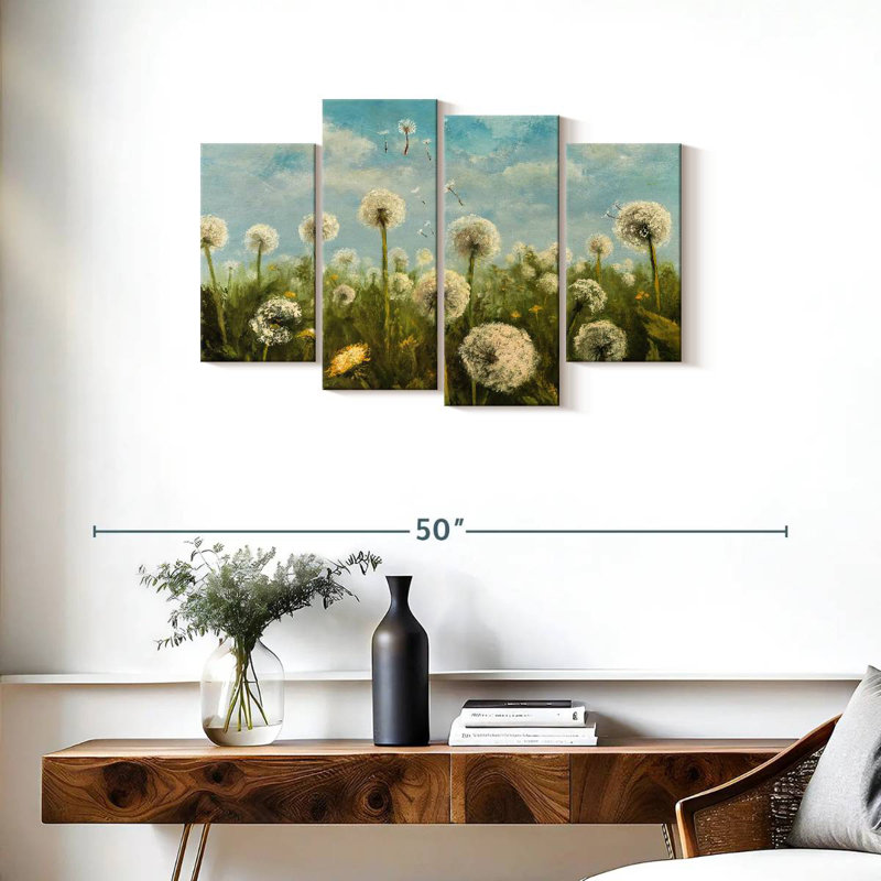 Harnek Dancing Dandelions Seeds, H 22 po x l 36 po