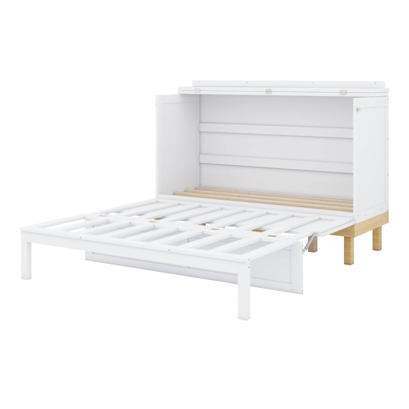 Lit escamotable peu encombrant, Blanc