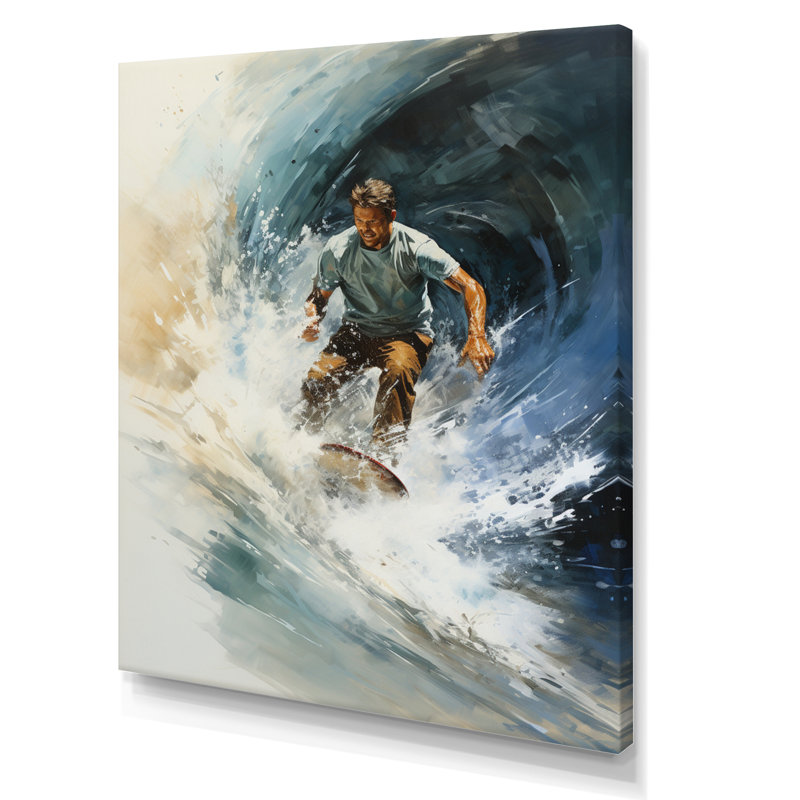 Beach Photo Surfers Paradise I - impression, H 40 po x l 30 po x P 1,5 po, Toile tendue