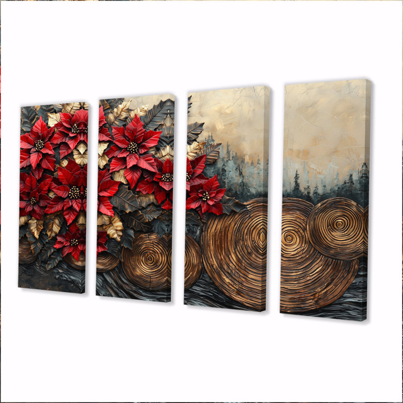 Apollon - art mural - ensemble de décoration artistique, H 28 po x l 48 po, 4