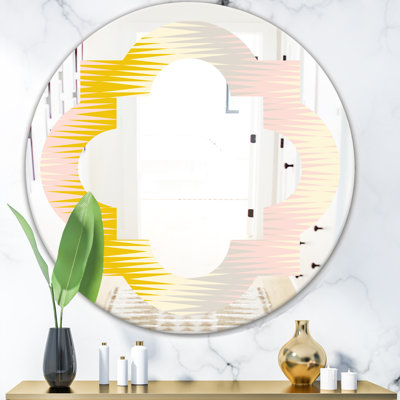 Miroir mural Quatrefoil Abstract Design IV