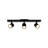 Arnold 3-Head Black LED Track Lights