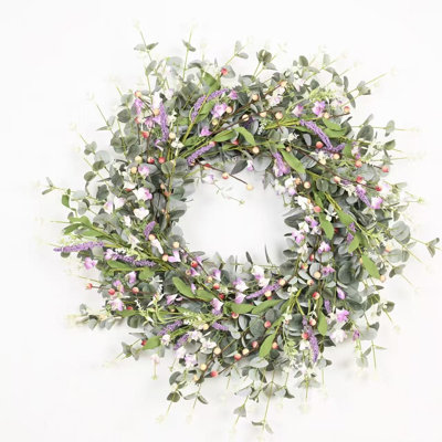 26" Handcrafted Lavender Eucalyptus Wreath