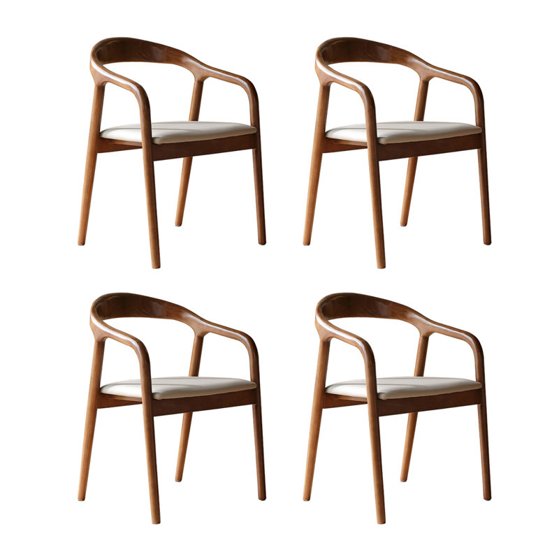 Retro Simple Casual Ash Wood Dining Chairs