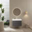 Meuble-lavabo mural moderne avec lavabo et meuble-lavabo moderne avec 2 tiroirs