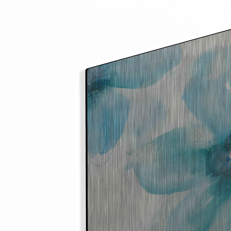 «Teal Cosmos I» par Chris Paschke, H 12 po x l 12 po