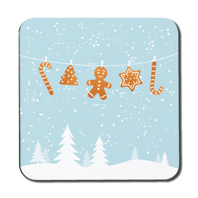 Square 6 Piece Coaster Set