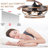 42" Retractable Ceiling Fan with Light and Remote, Black Finish Farmhouse Caged Ceiling Fan with Quiet Reversible DC Motor