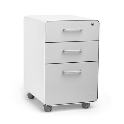  Stow 3-Drawer File Cabinet, With Caster