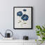 Toile encadrée de qualité supérieure Blue Mums - prête à être accrochée-11143978-11143979