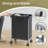2-section Rolling Laundry Hamper-1450145603