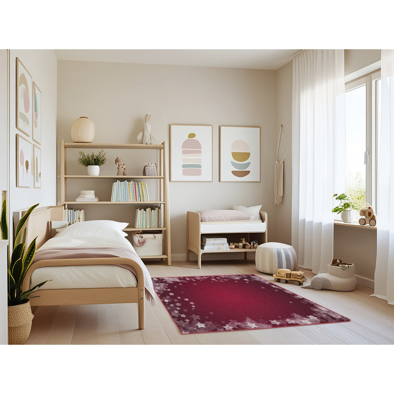 Tapis de zone rouge star, Rectangle 3 pi x 5 pi
