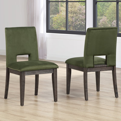 Regan Evan Upholstered Polyester Side Chair by AllModern