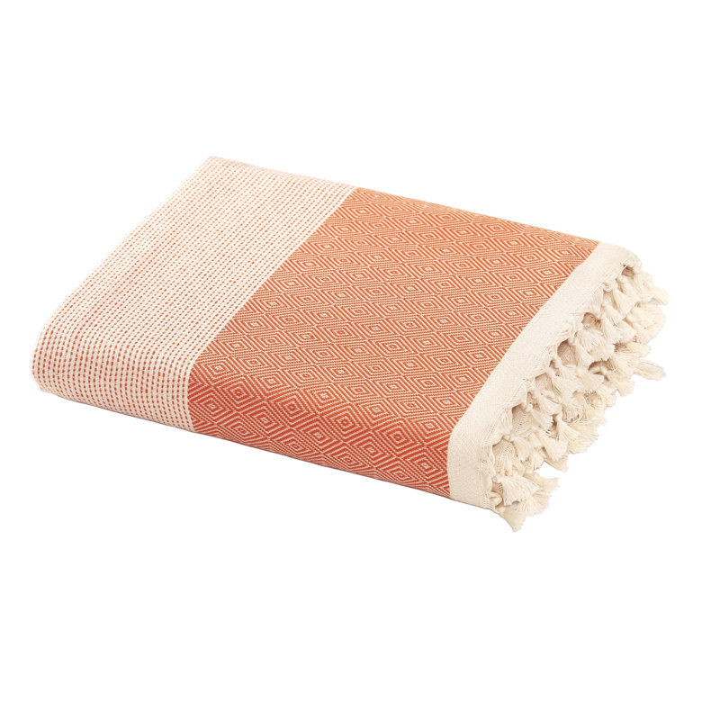  Jeté en coton turc, Orange