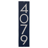 Floating Modern 3" Number Vertical Address Plaque (4 Digits)