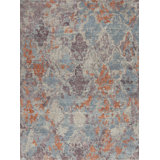 Fanciful Hand Knotted Area Rug