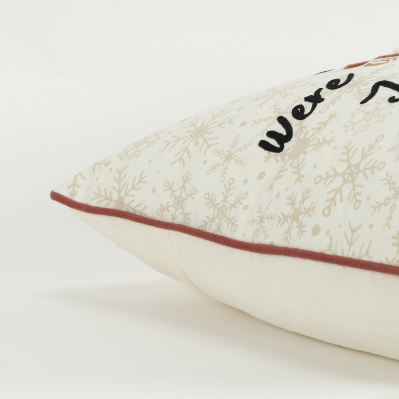  «If Hugs Were Snowflakes», je vous enverrais un coussin décoratif carré Blizzard